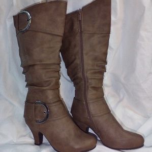 Knee High Heeled Boots